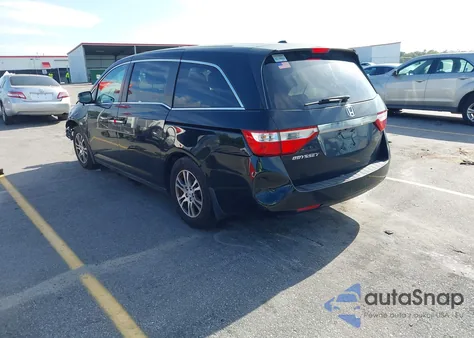 2013 Honda Odyssey Ex-L из США, поврежденный, VIN 5FNRL5H62DB010864